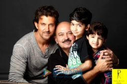Celebrity Photos of Hrithik Roshan & Rakesh Roshan