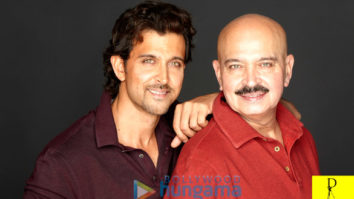 Celebrity Photos of Hrithik Roshan & Rakesh Roshan