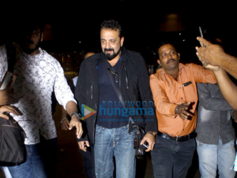 Sanjay Dutt snapped on his return from Dubai