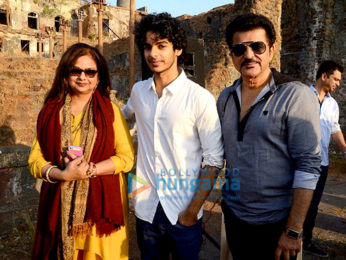 Shahid Kapoor and Ishaan Khatter snapped on the sets of Majid Majidi movie