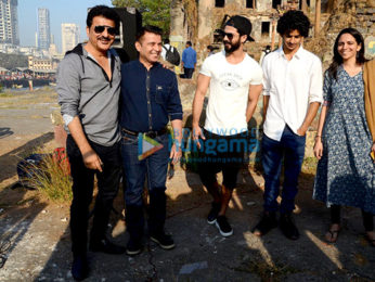 Shahid Kapoor and Ishaan Khatter snapped on the sets of Majid Majidi movie