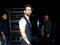 Shahid Kapoor snapped post dinner at Yuatchaa