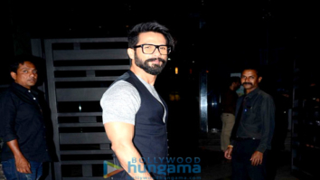 Shahid Kapoor snapped post dinner at Yuatchaa