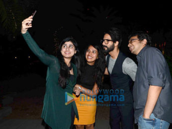 Shahid Kapoor snapped post dinner at Yuatchaa
