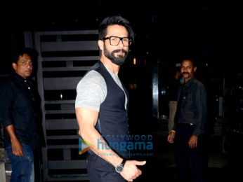 Shahid Kapoor snapped post dinner at Yuatchaa