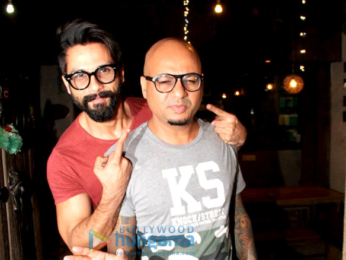 Shahid Kapoor snapped post salon session at Hakim Aalim's