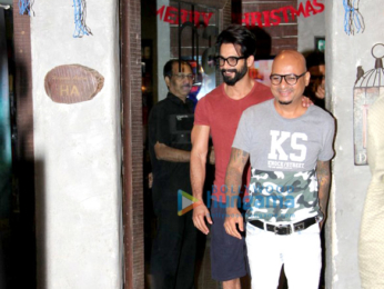 Shahid Kapoor snapped post salon session at Hakim Aalim's