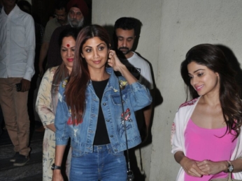 Shilpa Shetty & family snapped at PVR Juhu