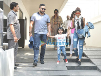 Shilpa Shetty & family snapped post lunch at Hakkasan