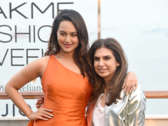 Sonakshi Sinha walks for Monisha Jaisingh's at Lakme Fashion Week opening show