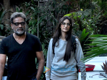 Sonam Kapoor snapped with R Balki in Bandra