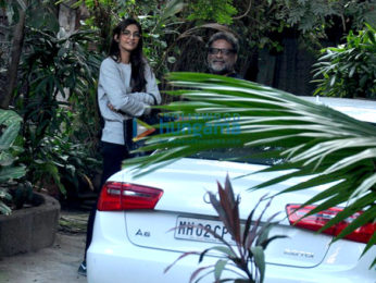 Sonam Kapoor snapped with R Balki in Bandra