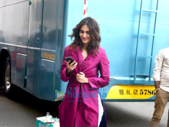 Vaani Kapoor snapped during a magazine shoot at Mehboob Studio