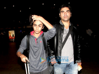 Varun Dhawan, Farah Khan & Vidhu Vinod Chopra arrive in Mumbai