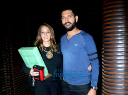 Yuvraj Singh and Hazel Keech snapped at ‘Estella Restaurant’