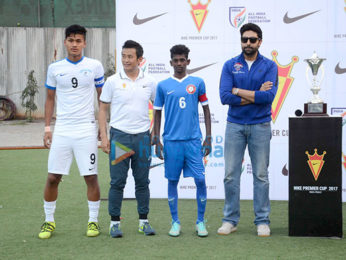 Abhishek Bachchan and Bhaichung Bhutia grace the 'Nike Premier League U-16's event