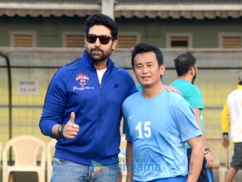 Abhishek Bachchan and Bhaichung Bhutia grace the 'Nike Premier League U-16's event