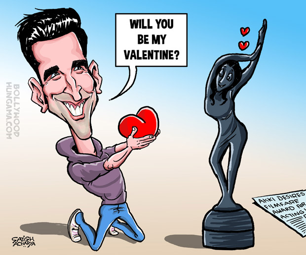 Bollywood Toons: Akshay Kumar's Valentine! - Bollywood Hungama