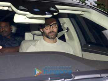 Akshay Kumar, Hrithik Roshan, Sussanne Khan & Twinkle Khanna snapped post a movie screening at Sunny Super Sound