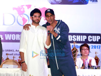 Akshay Kumar at '2nd Kudo World Cup's flag off ceremony