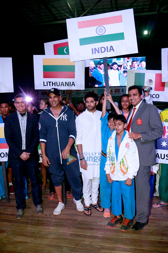 akshay at 2nd kudo world cups flag 6