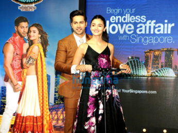 Alia Bhatt & Varun Dhawan promote 'Badrinath Ki Dulhania' with Singapore Tourism