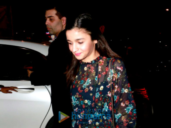 Alia Bhatt, Karan Johar, Kiran Rao & Abhay Deol snapped post dinner at Bastian