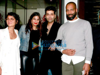 Alia Bhatt, Karan Johar, Kiran Rao & Abhay Deol snapped post dinner at Bastian