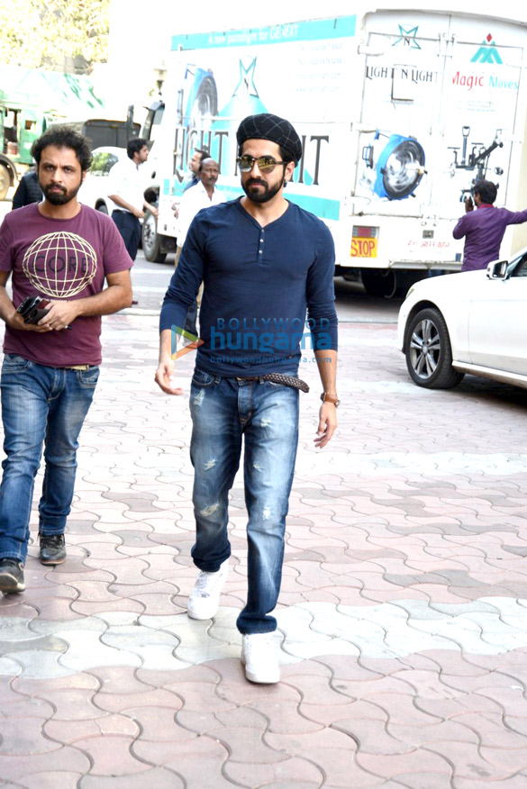 ayushmann snapped at yashraj studio 2