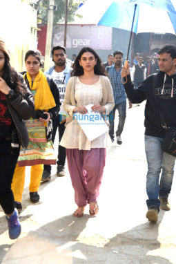 On The Sets Of The Movie Bhoomi
