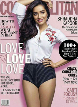 Shraddha Kapoor On The Cover Of Cosmopolitan, Feb 2017