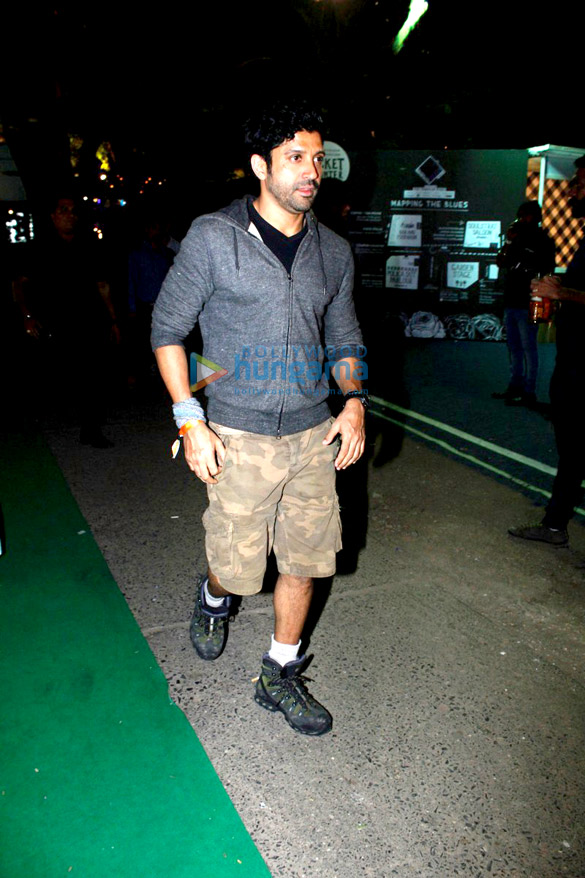 Farhan Akhtar snapped at Mahindra Blues festival Farhan Akhtar snapped at Mahindra Blues festival