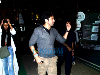 Farhan Akhtar snapped at Mahindra Blues festival