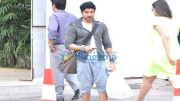 Farhan Akhtar snapped in Bandra