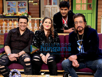 Govinda and Shakti Kapoor snapped on sets of The Kapil Sharma Show