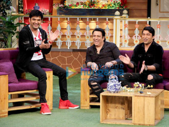 Govinda and Shakti Kapoor snapped on sets of The Kapil Sharma Show