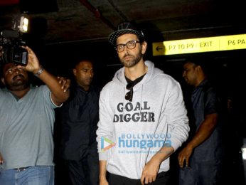 Hrithik Roshan, Katrina Kaif, Alia Bhatt, Sushmita Sen and others at airport last night