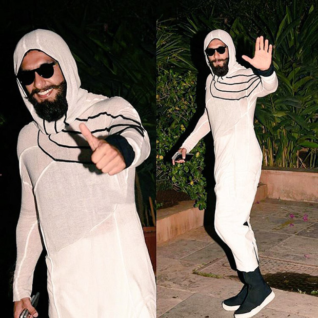 Viral Photo: Ranveer Singh's eccentric outfit reminds trolls of 'condoms