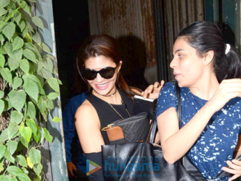 Jacqueline Fernandez snapped at Pali Village Cafe