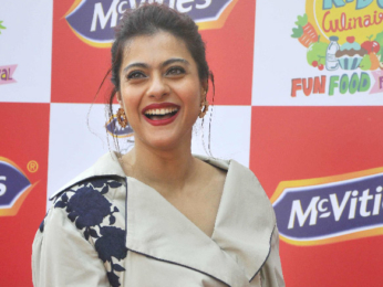 Kajol at the promotion of McVities Biscuit in Delhi