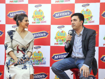 Kajol at the promotion of McVities Biscuit in Delhi