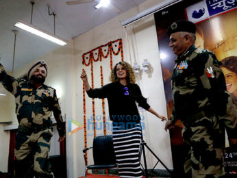Kangna Ranaut visits the Army camp in Jammu