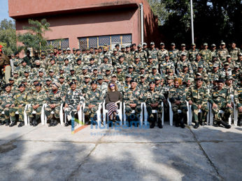 Kangna Ranaut visits the Army camp in Jammu