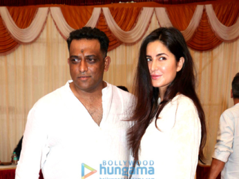 Katrina Kaif graces Saraswati Pooja at Anurag Basu's house