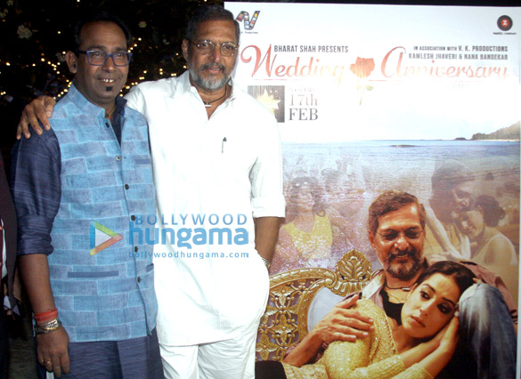 nana patekar priyanshu chatterjee and others attend the music launch of the film wedding anniversary 4