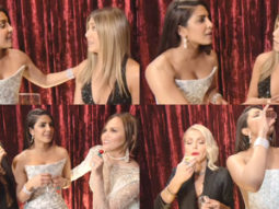 Watch: Priyanka Chopra downs Tequila shots and asks Jennifer Aniston, “Who’s your free pass at Oscars 2017?”