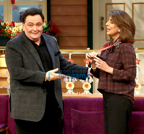 rishi kapoor and neetu kapoor singh snapped on sets of the kapil sharma show 5