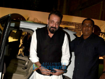 Sanjay Dutt snapped with OWen Roncon at Mahindra Blues Festival