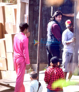 On The Sets Of The Movie Sanjay Dutt's Biopic