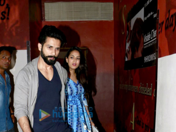 Shahid Kapoor & Mira Rajput snapped at PVR juhu